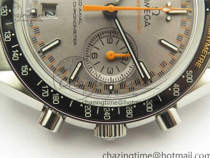 0328 Speedmaster Moonwatch OMF 1:1 Best Edition Gray Dial on SS Bracelet A TravelReady 8042